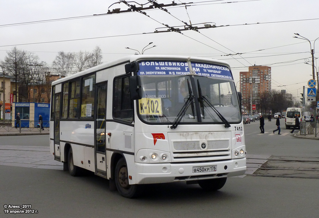 Санкт-Петербург, ПАЗ-320402-05 № n412