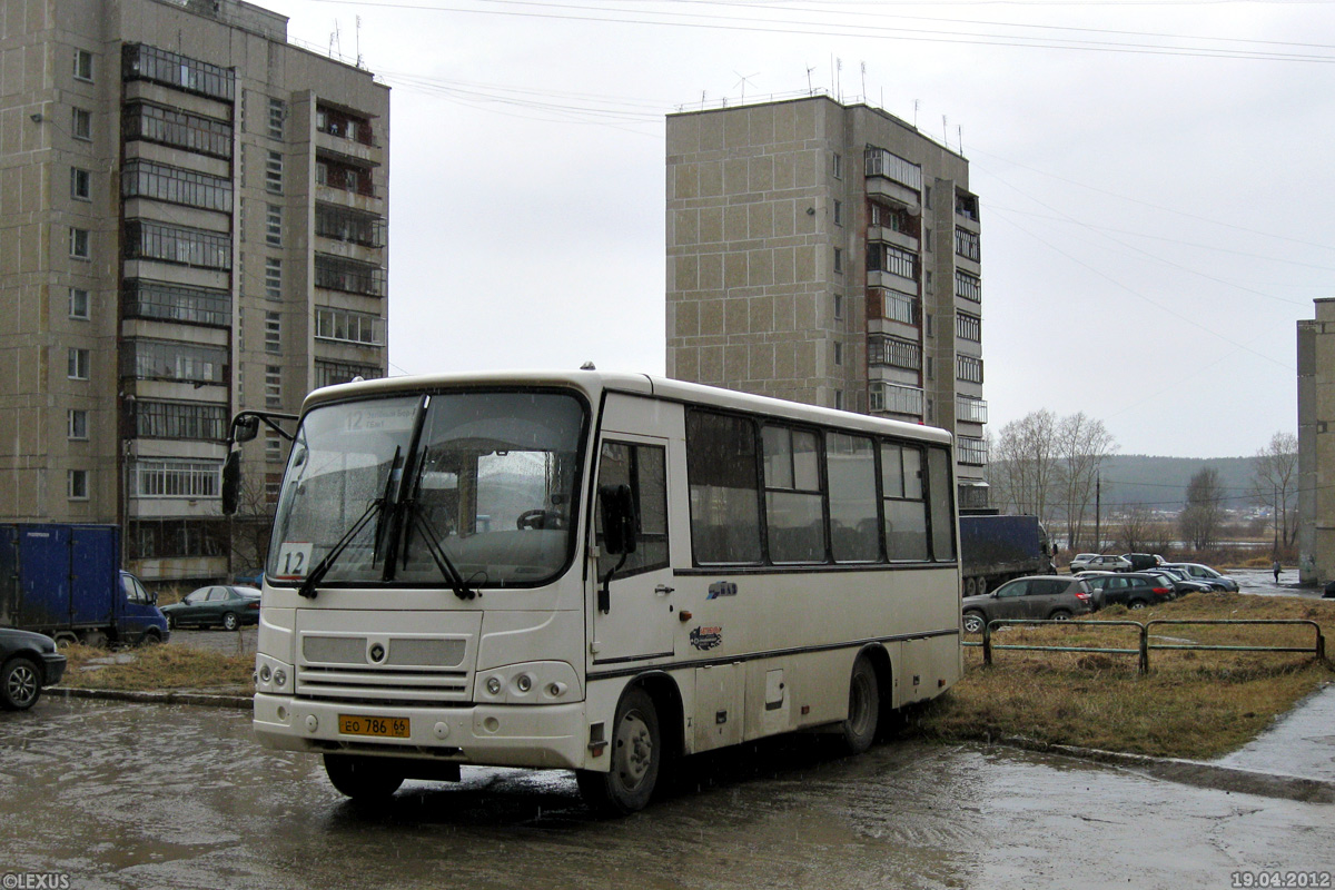 Свердловская область, ПАЗ-320402-03 № ЕО 786 66