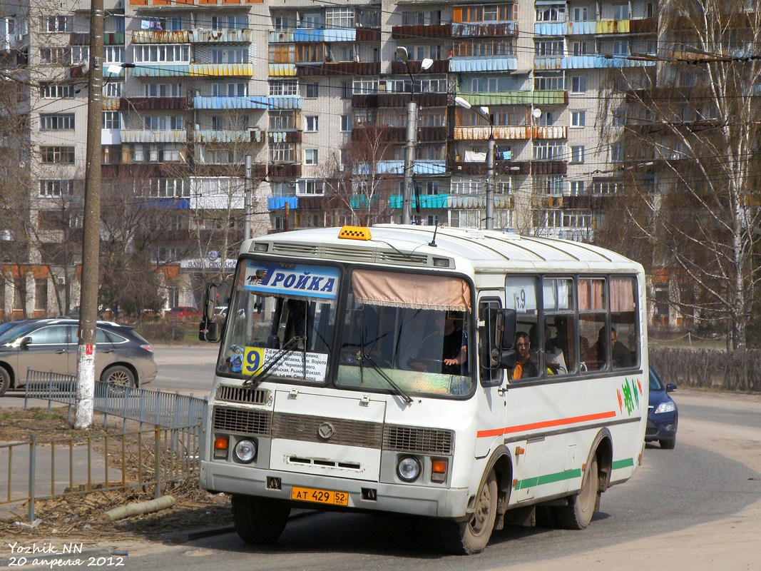 Нижегородская область, ПАЗ-32054 № АТ 429 52