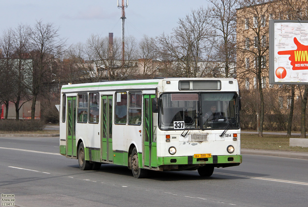 Санкт-Петербург, ЛиАЗ-5256.25 № 3354