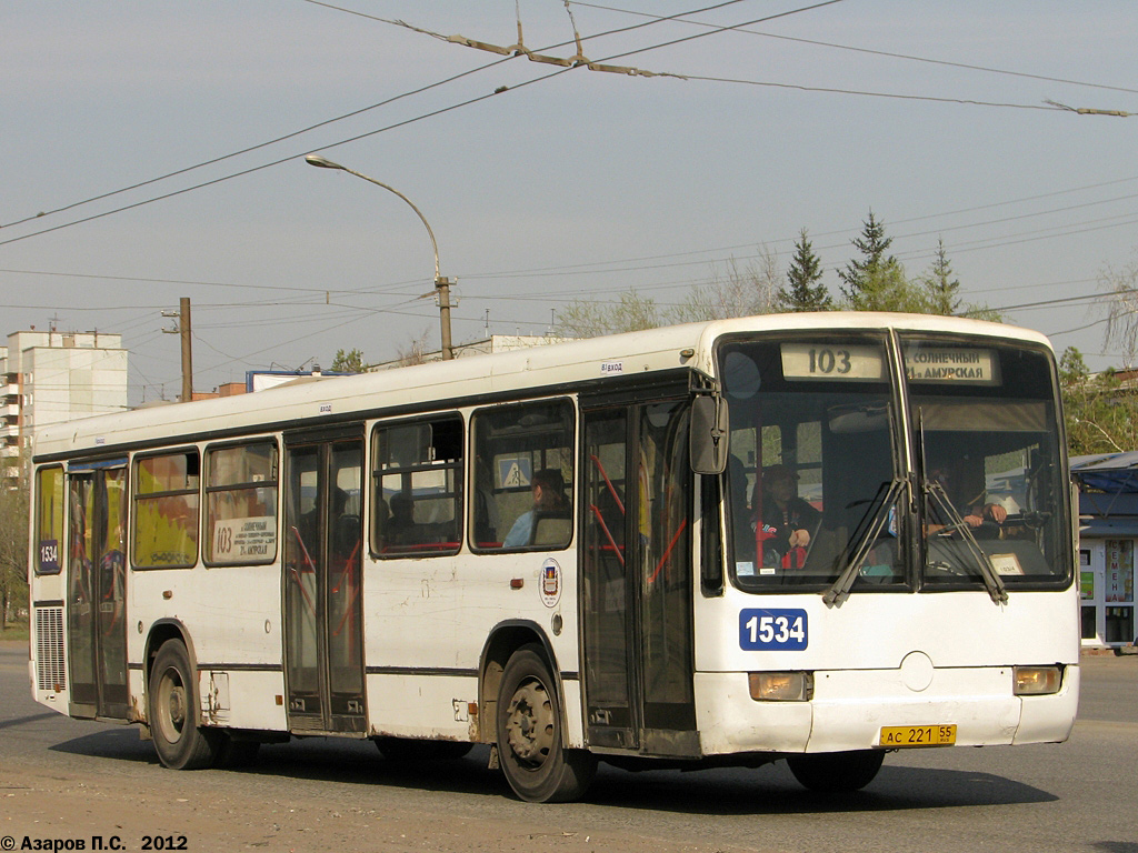 Омская область, Mercedes-Benz O345 № 1534