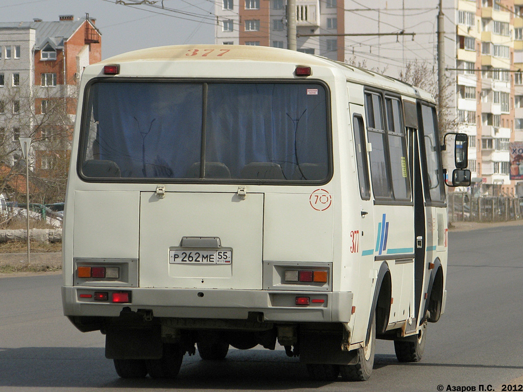 Омская область, ПАЗ-32053 № 377