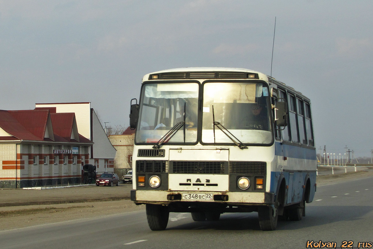 Алтайский край, ПАЗ-3205*  (двери 2-1) № С 348 ВС 22