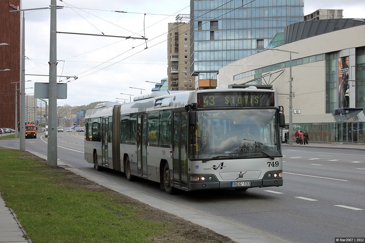 Литва, Volvo 7700A № 749