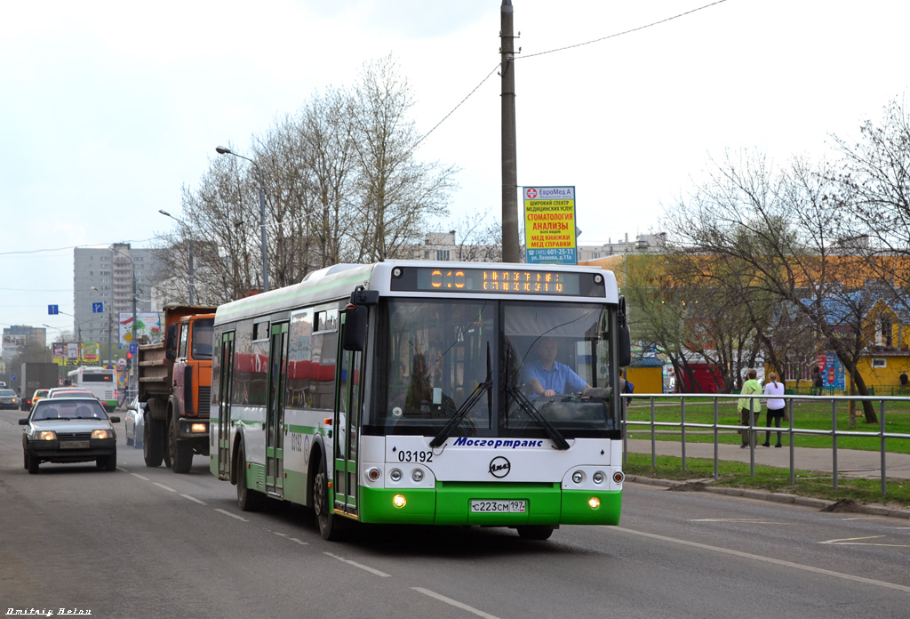 Москва, ЛиАЗ-5292.21 № 03192