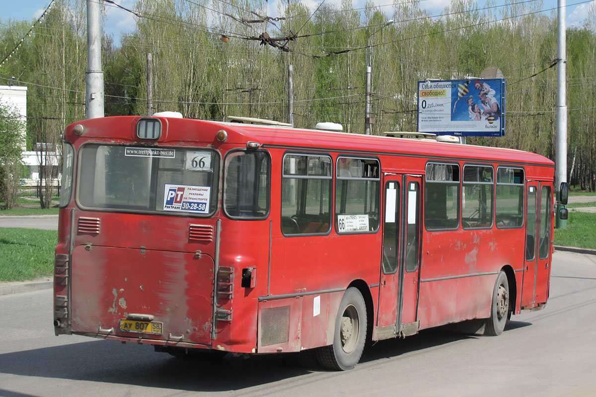 Пензенская область, Mercedes-Benz O305 № АУ 807 58