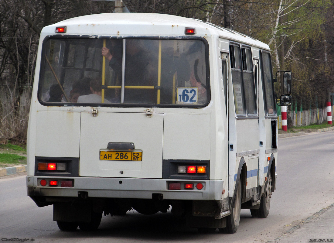 Нижегородская область, ПАЗ-32054 № АН 286 52