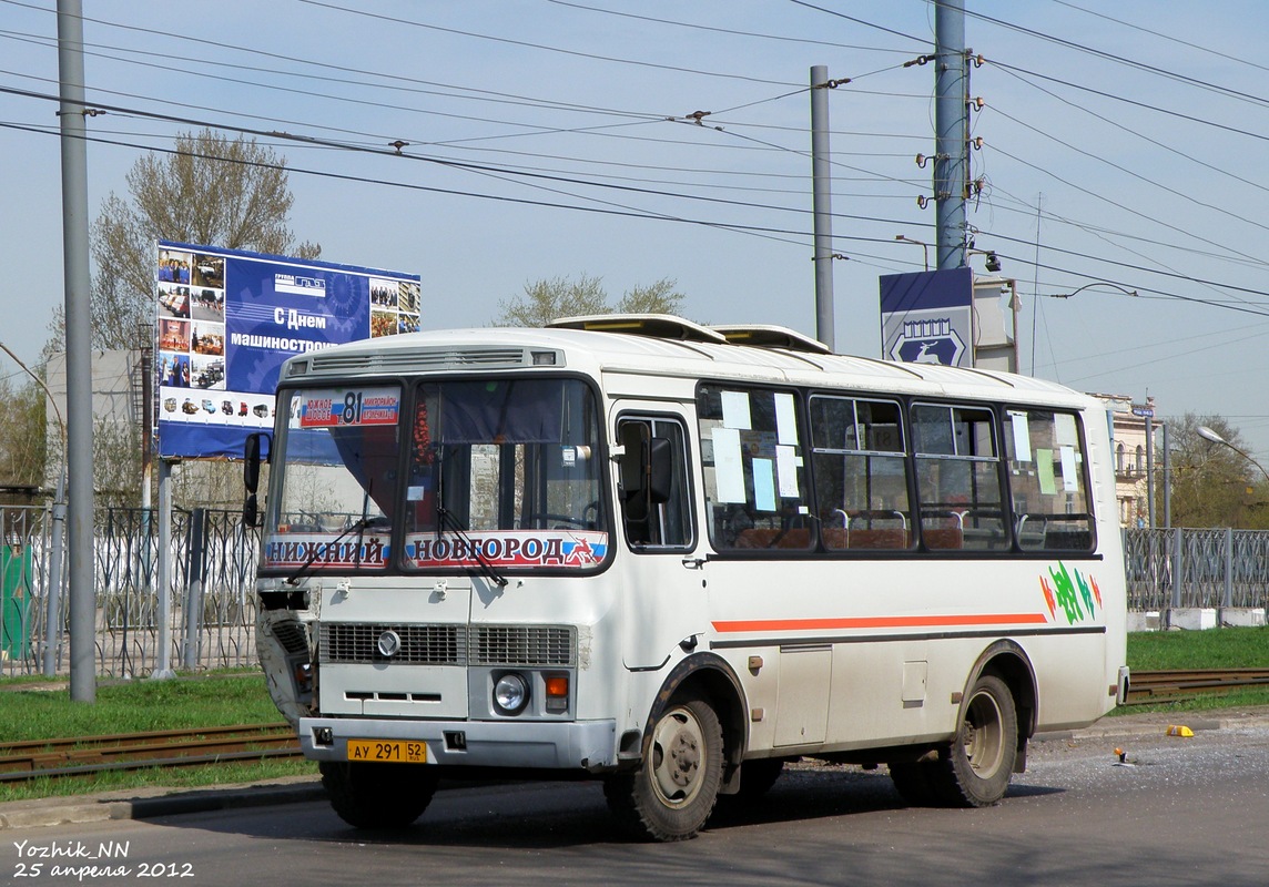 Nizhegorodskaya region, PAZ-32054 č. АУ 291 52