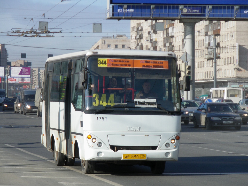 Санкт-Петербург, Otoyol M29 City II № 1751