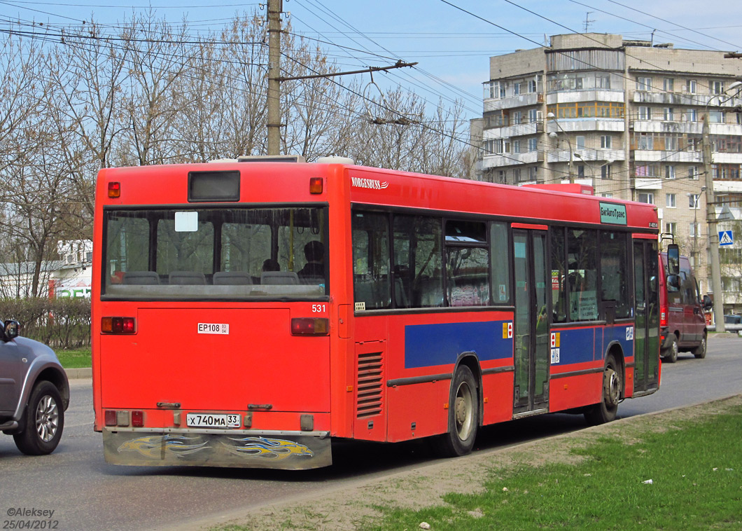 Уладзімірская вобласць, Mercedes-Benz O405N2 № Х 740 МА 33