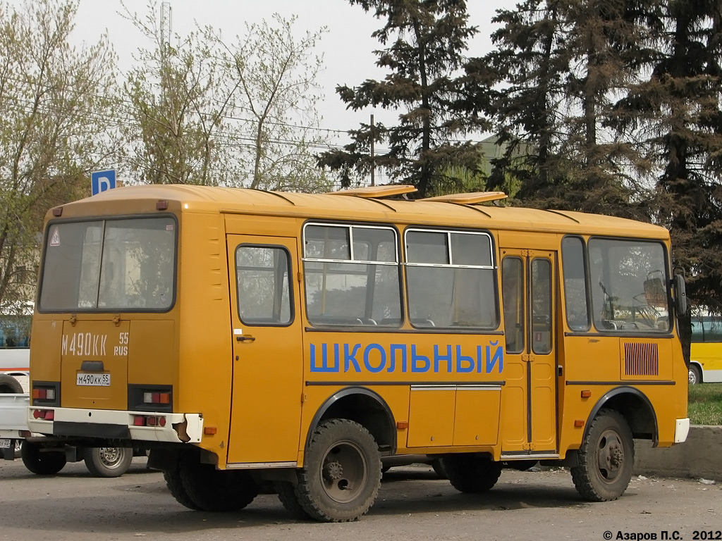 Омская область, ПАЗ-3206-110 № М 490 КК 55