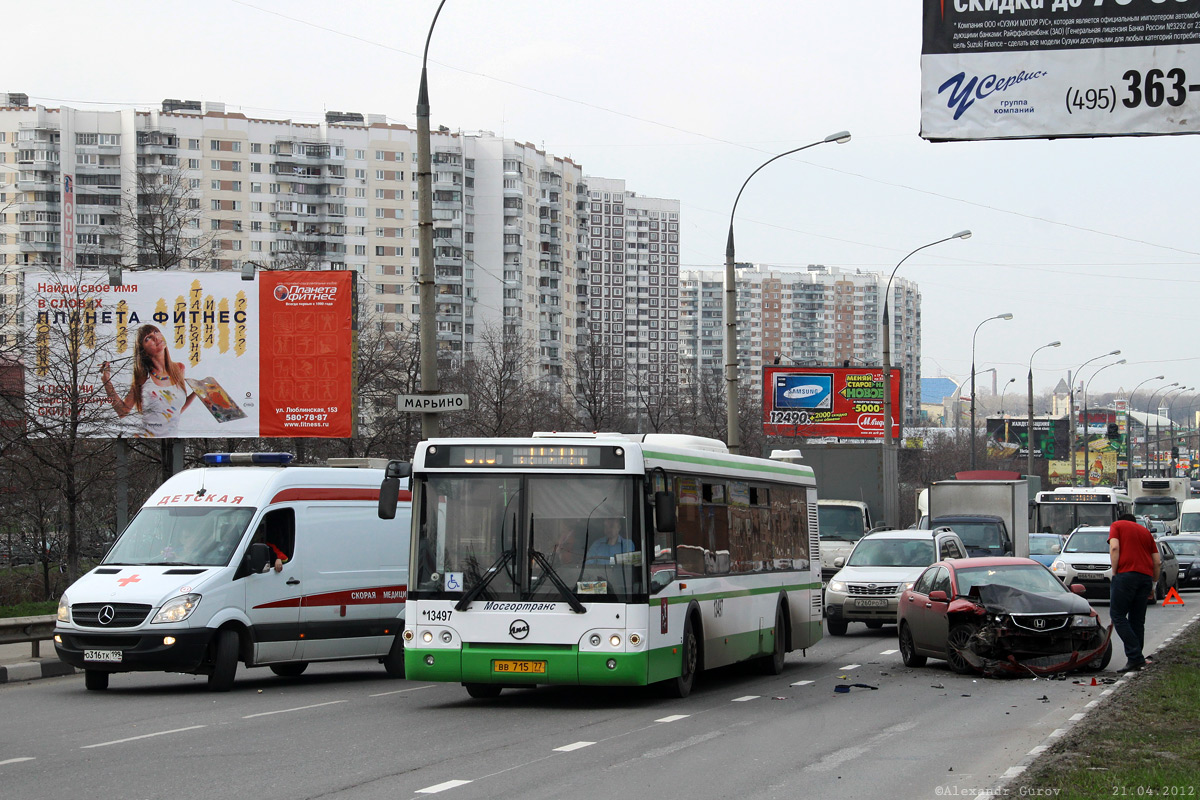 Москва, ЛиАЗ-5292.21 № 13497