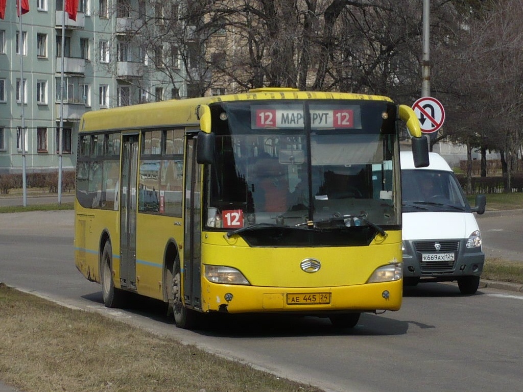 Красноярский край, Sunlong SLK6101 (Junma) № АЕ 445 24