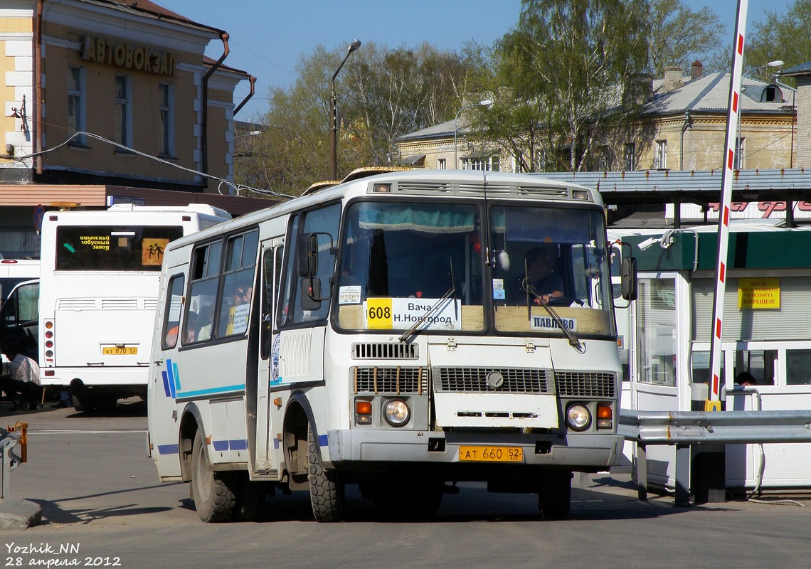 Нижегородская область, ПАЗ-32053 № АТ 660 52