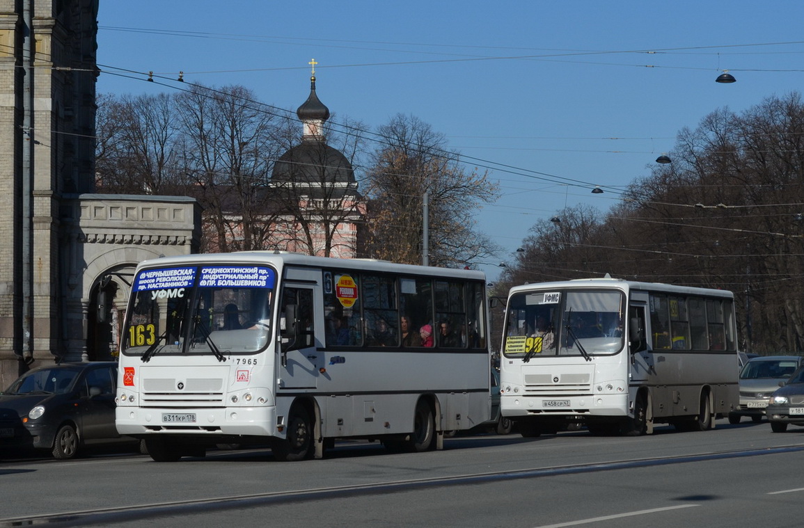 Санкт-Петербург, ПАЗ-320402-05 № n965; Санкт-Петербург, ПАЗ-320402-05 № 188