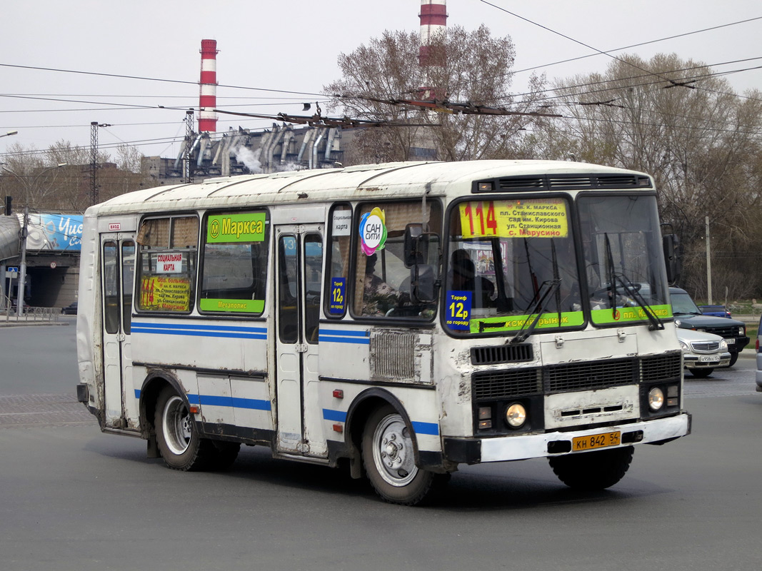 Новосибирская область, ПАЗ-32054 № КН 842 54