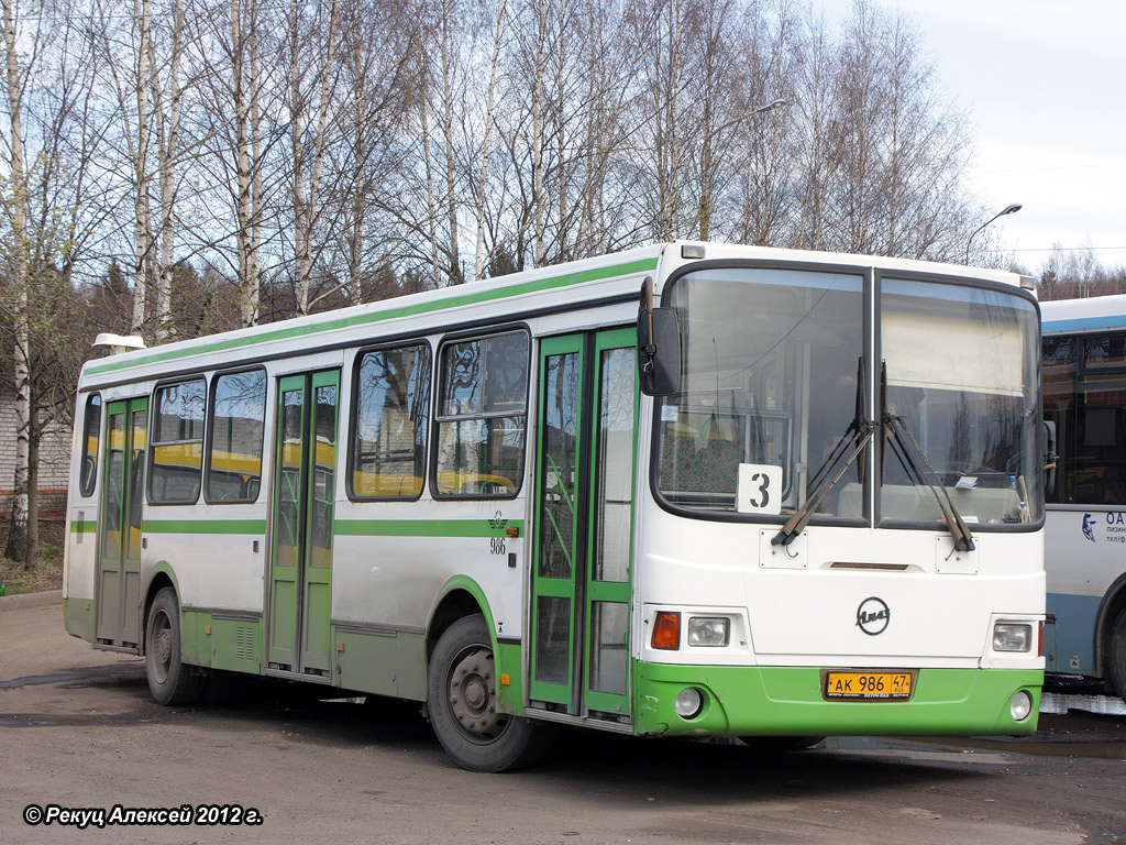 Ленинградская область, ЛиАЗ-5256.26 № 986