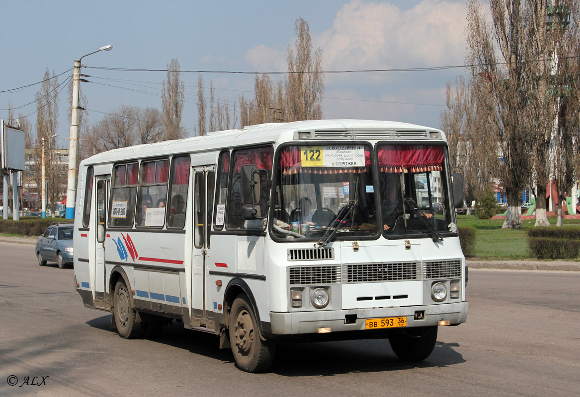 Воронежская область, ПАЗ-4234 № ВВ 593 36