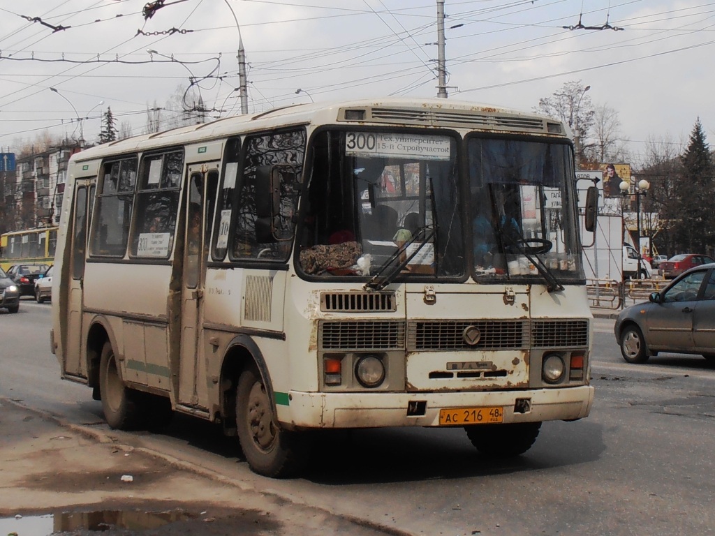 Липецкая область, ПАЗ-32054 № АС 216 48