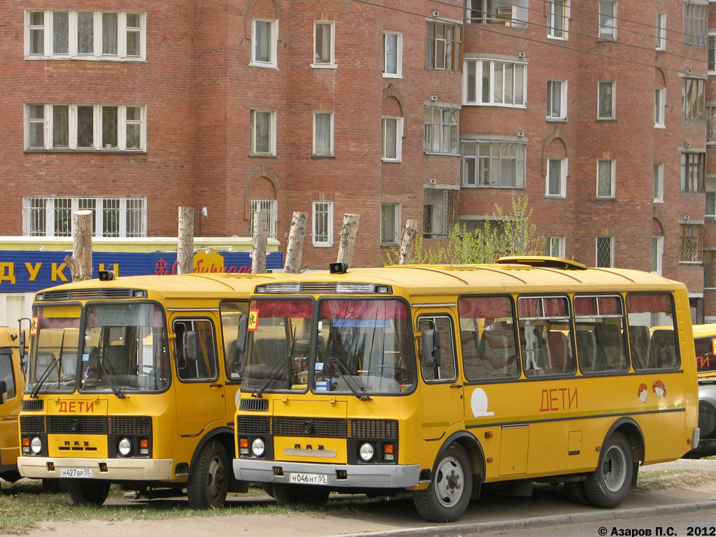 Омская вобласць, ПАЗ-32053-70 № Н 427 ВР 55; Омская вобласць, ПАЗ-32053-70 № Н 046 НТ 55