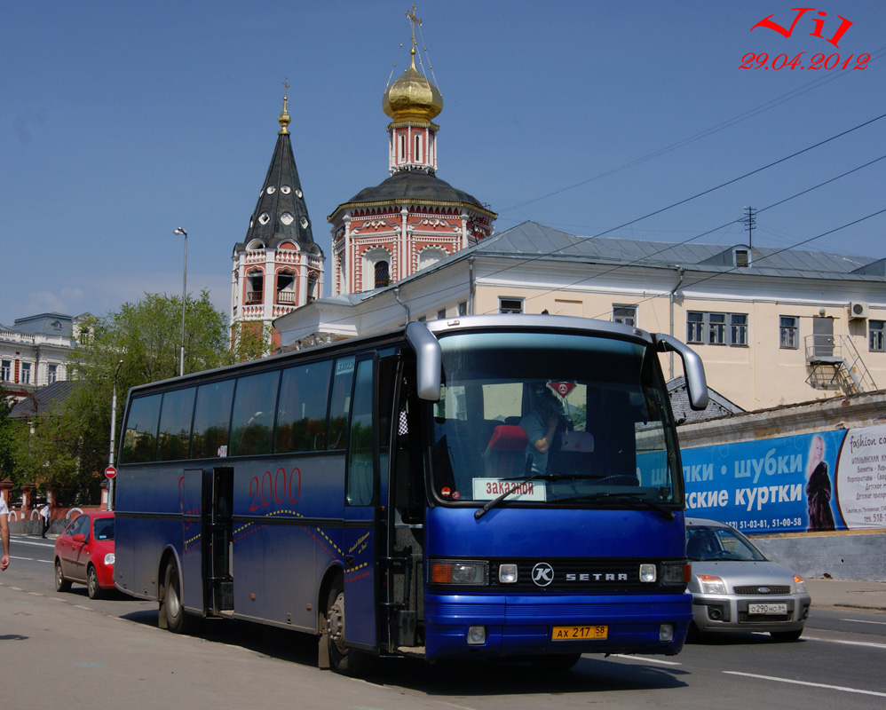 Пензенская область, Setra S215HD № АХ 217 58