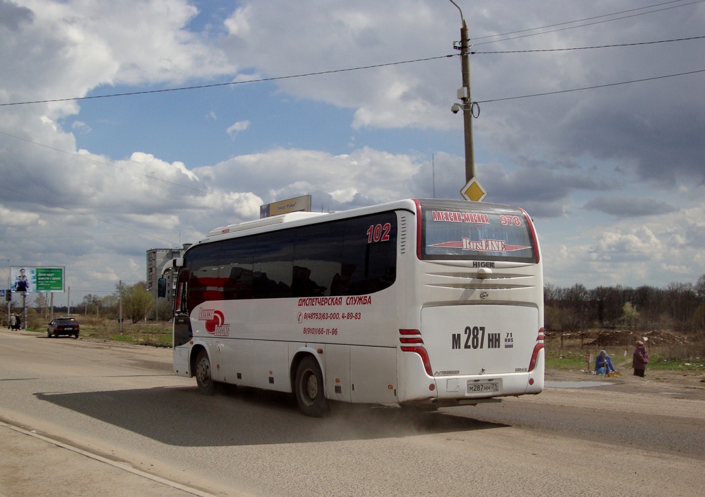 Тульская область, Higer KLQ6885Q № 102