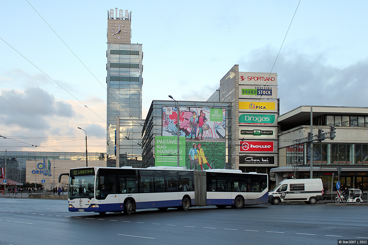 Латвия, Mercedes-Benz O530G Citaro G № 66258