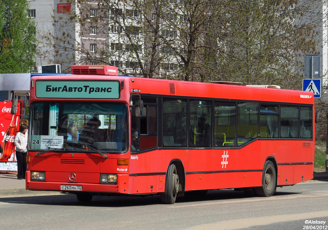 Vladimir region, Mercedes-Benz O405N2 # С 260 МН 33