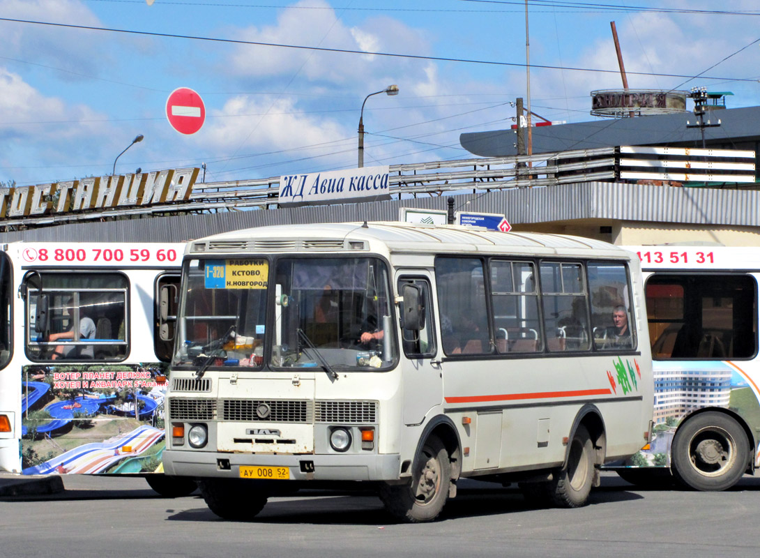 Нижегородская область, ПАЗ-32054 № АУ 008 52