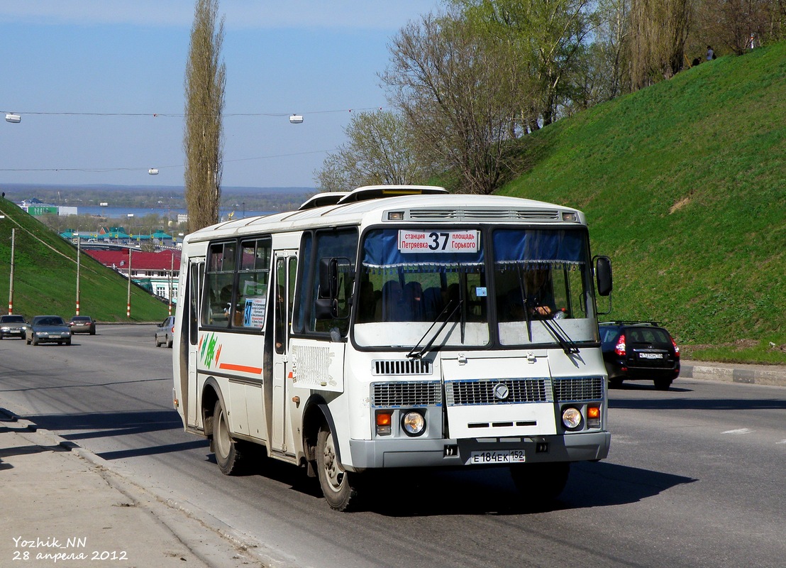 Nizhegorodskaya region, PAZ-32054 # Е 184 ЕК 152