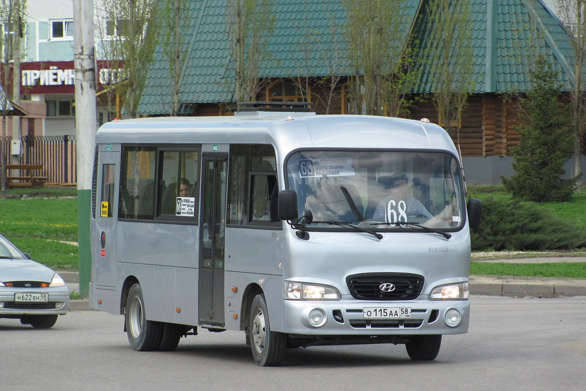 Пензенская область, Hyundai County LWB (группа ТагАЗ) № О 115 АА 58