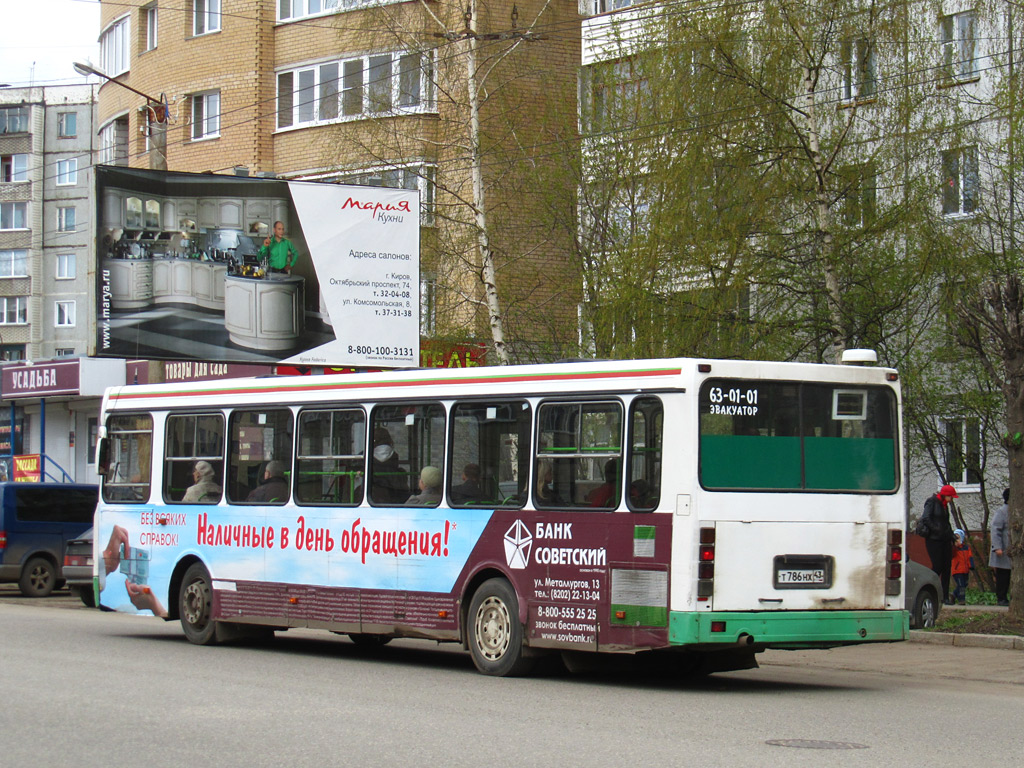 Кировская область, ЛиАЗ-5256.25 № Т 786 НХ 43 — Фото — Автобусный транспорт