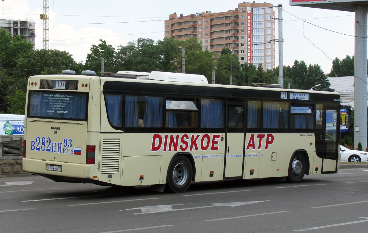 Краснодарский край, MAN A72 Lion's Classic SÜ313 № В 282 НН 93