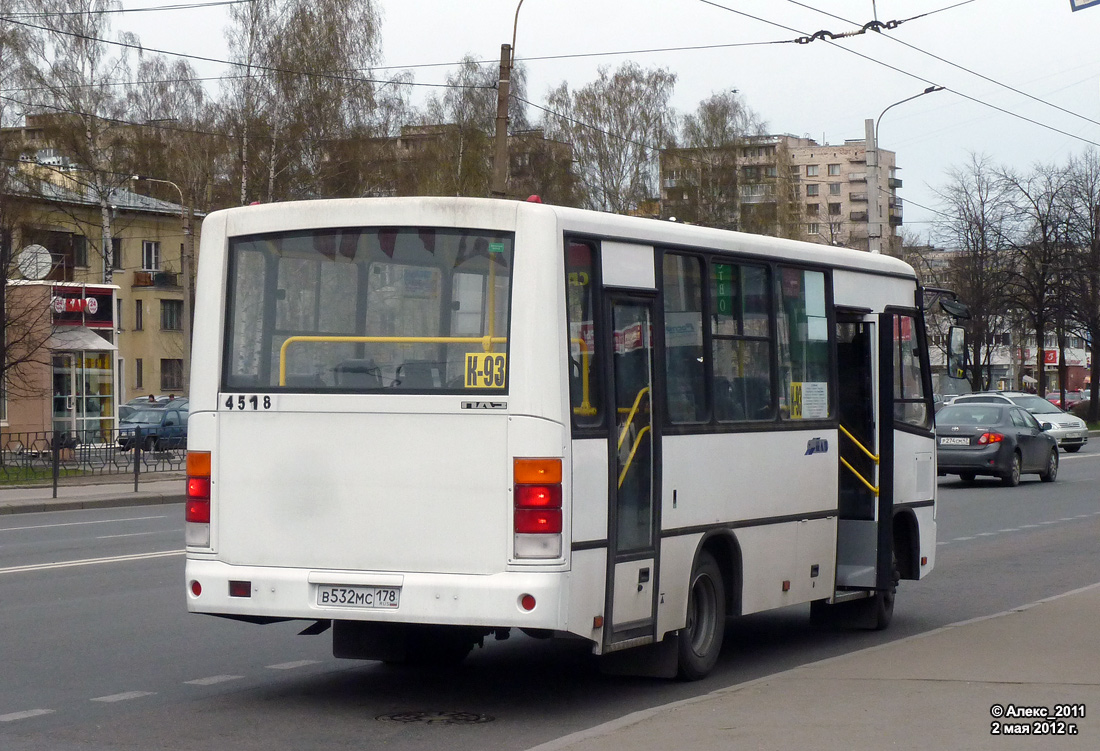 Санкт-Петербург, ПАЗ-320402-05 № n518