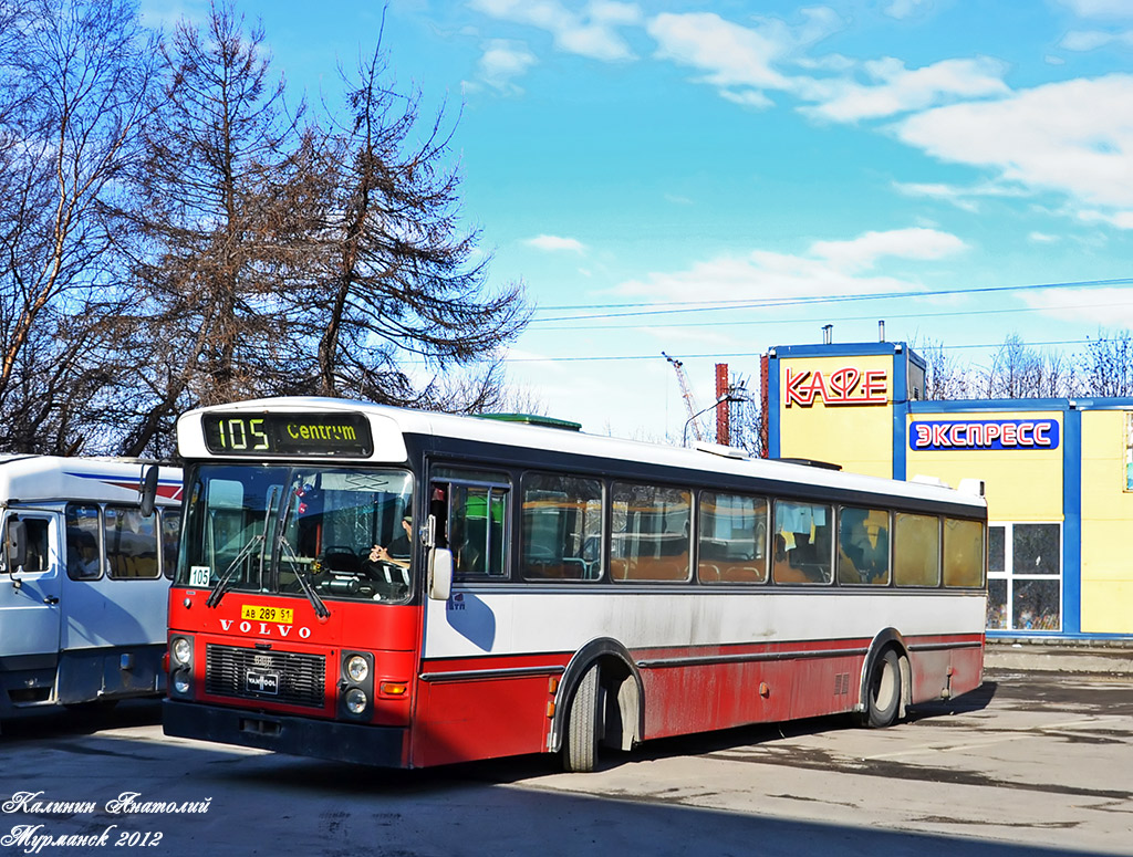 Мурманская область, Van Hool 160 № АВ 289 51