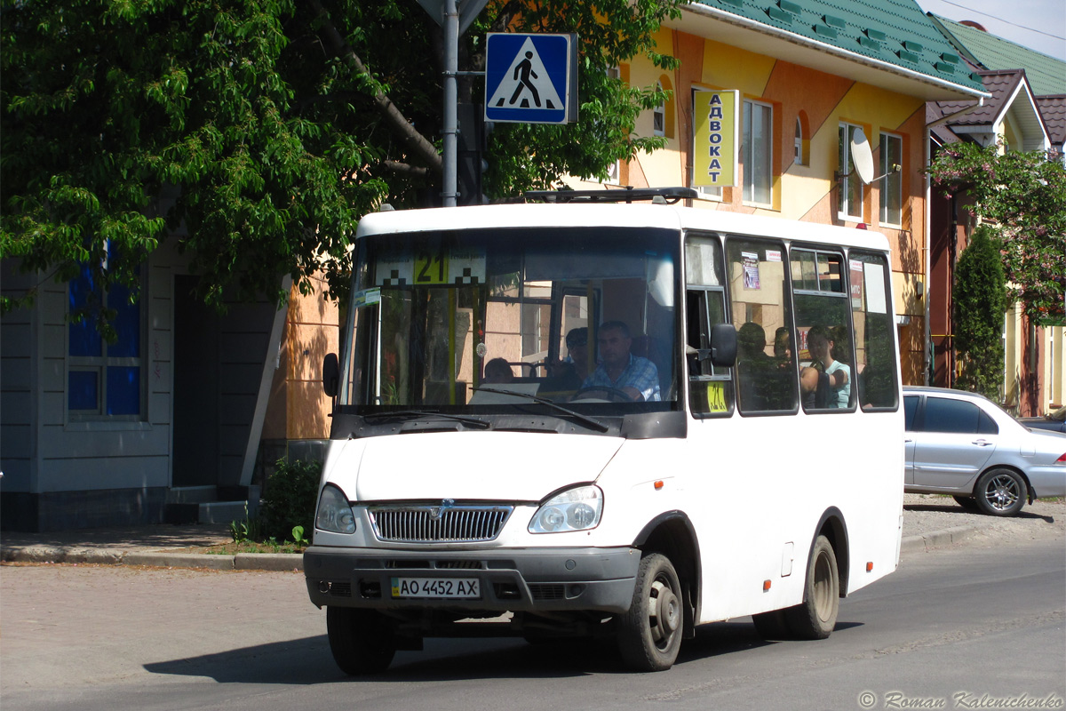 Закарпатская область, Тур-А049 № AO 4452 AX