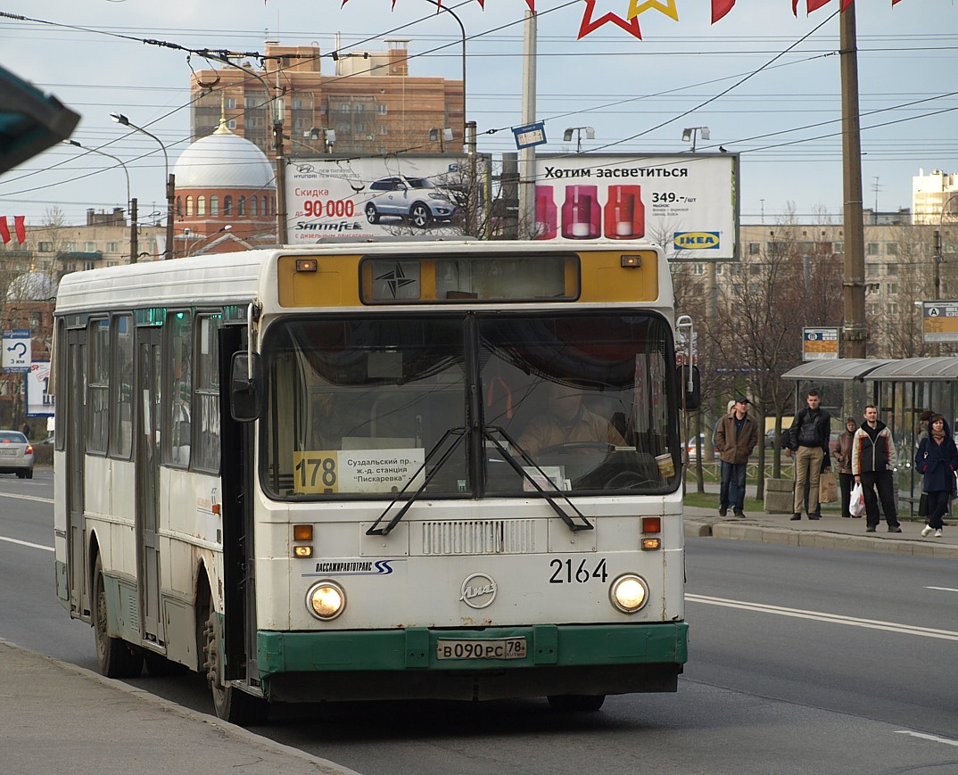 Санкт-Петербург, ЛиАЗ-5256.25 № 2164