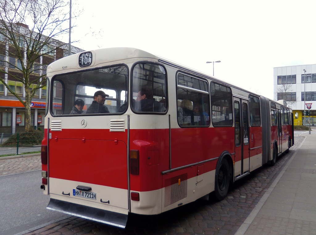 Гамбург, Mercedes-Benz O305G № 7211