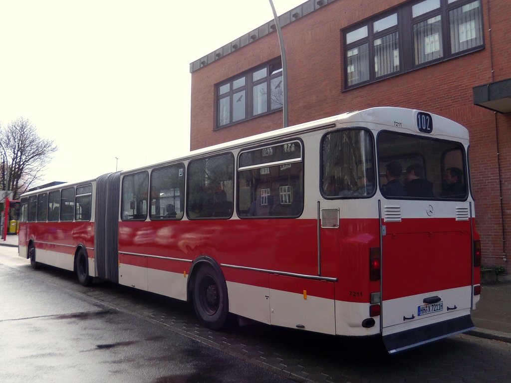 Гамбург, Mercedes-Benz O305G № 7211