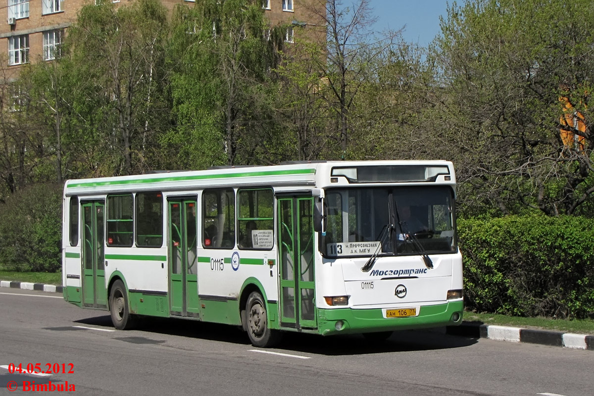 Moskau, LiAZ-5256.25 Nr. 01115