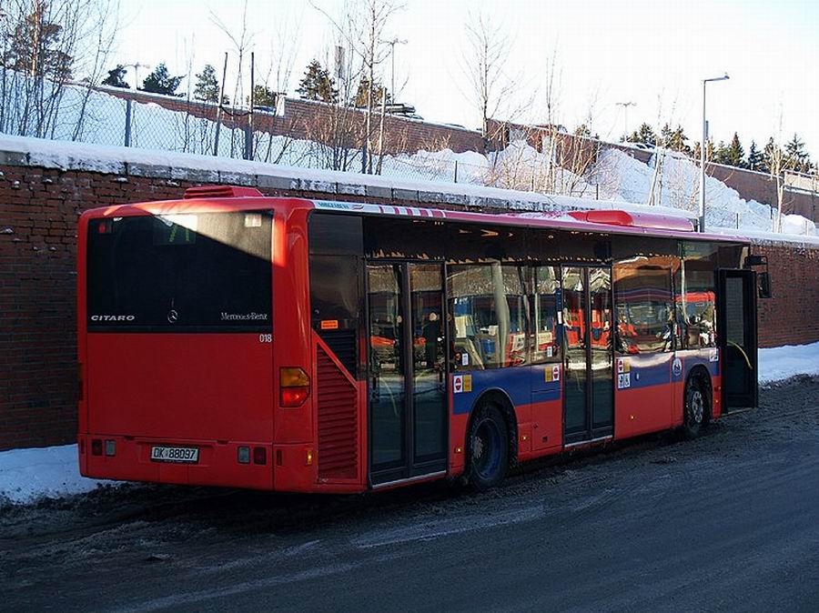 Норвегия, Mercedes-Benz O530 Citaro № 018