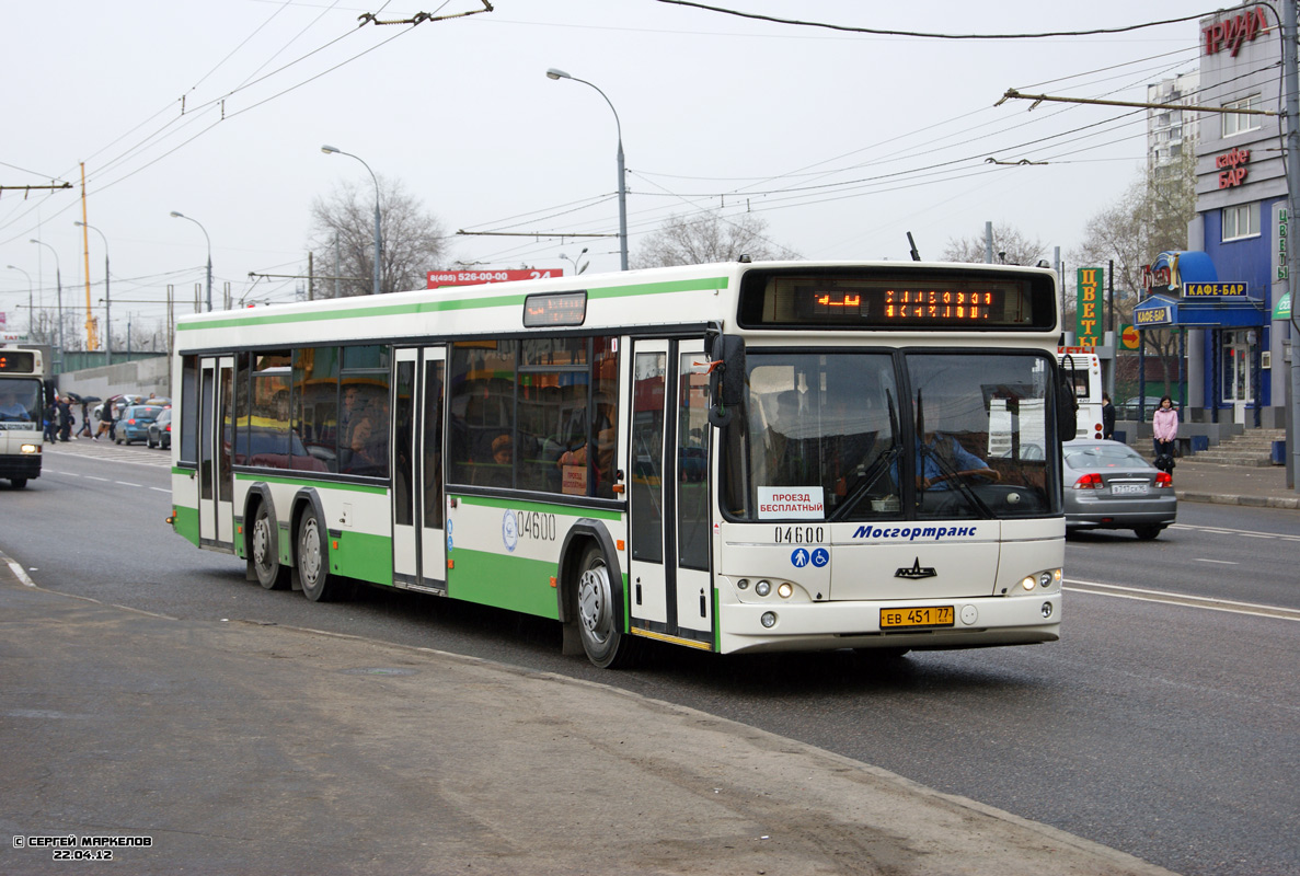 Москва, МАЗ-107.466 № 04600