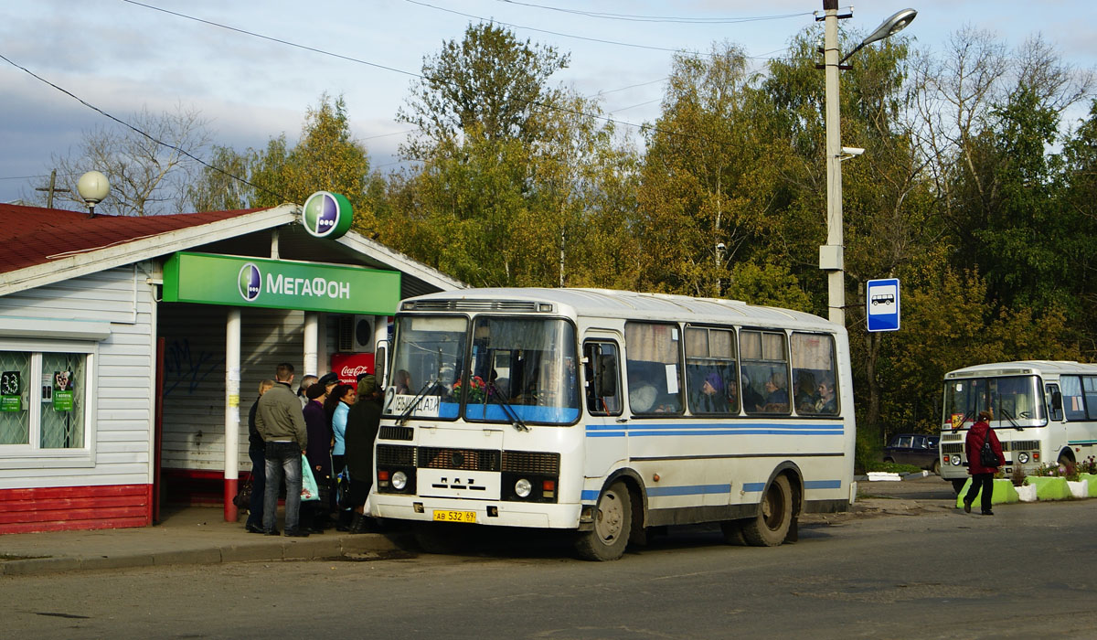 Тверская область, ПАЗ-3205-110 № АВ 532 69