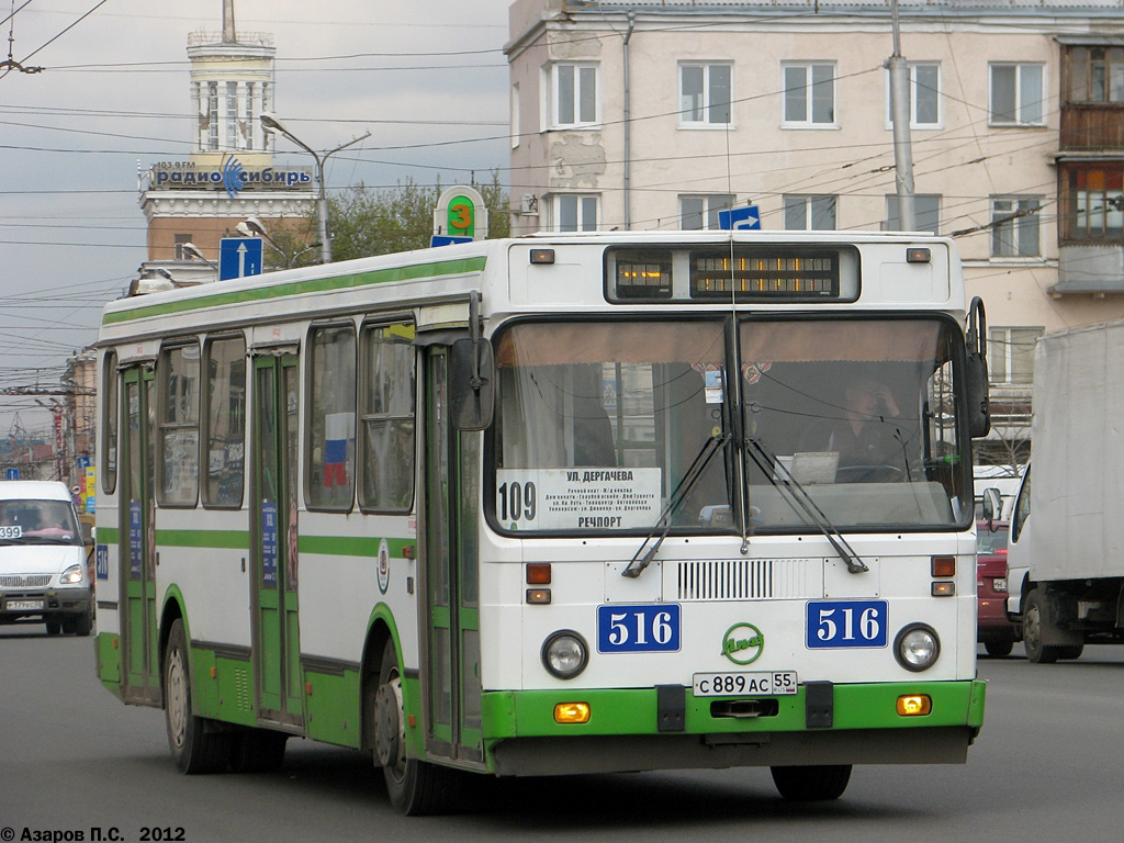 Omsk region, LiAZ-5256.45 Nr. 516