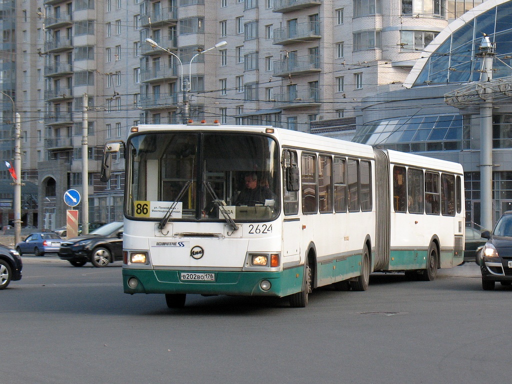 Санкт-Петербург, ЛиАЗ-6212.00 № 2624