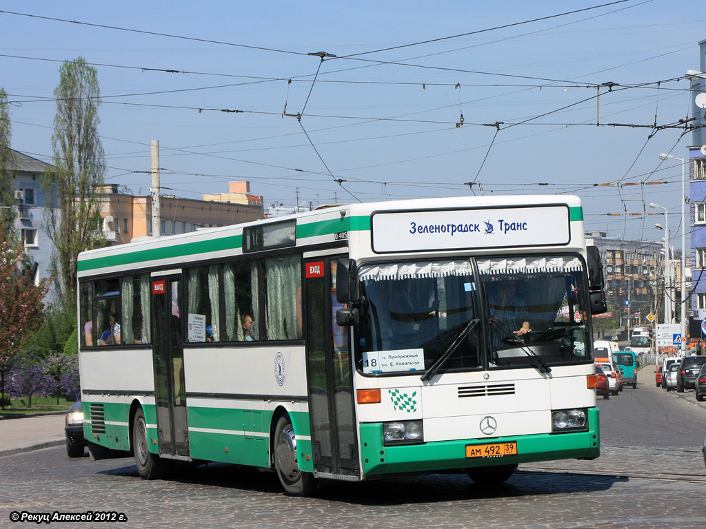 Kaliningrad region, Mercedes-Benz O405 # АМ 492 39