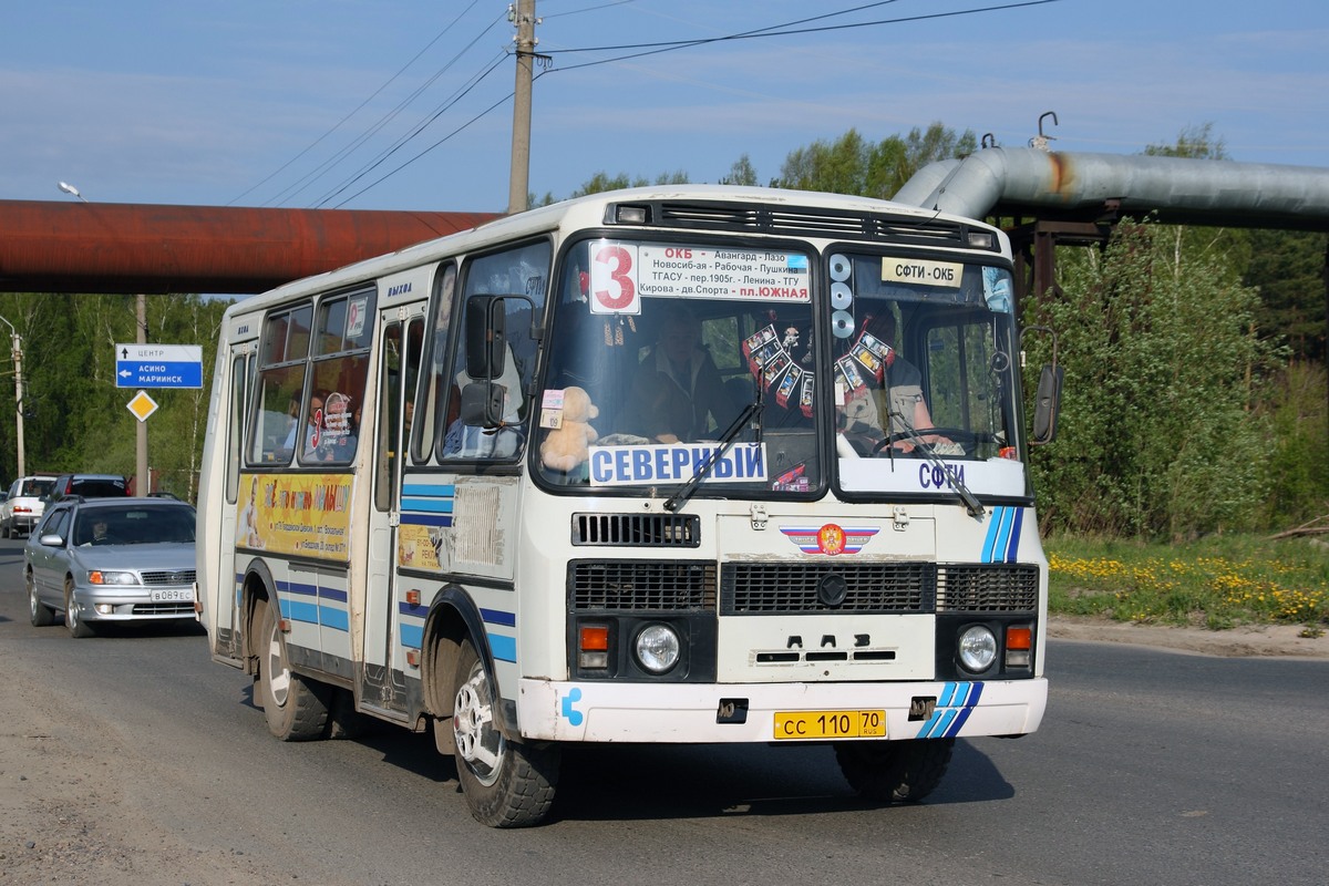 Томская область, ПАЗ-32054 № СС 110 70