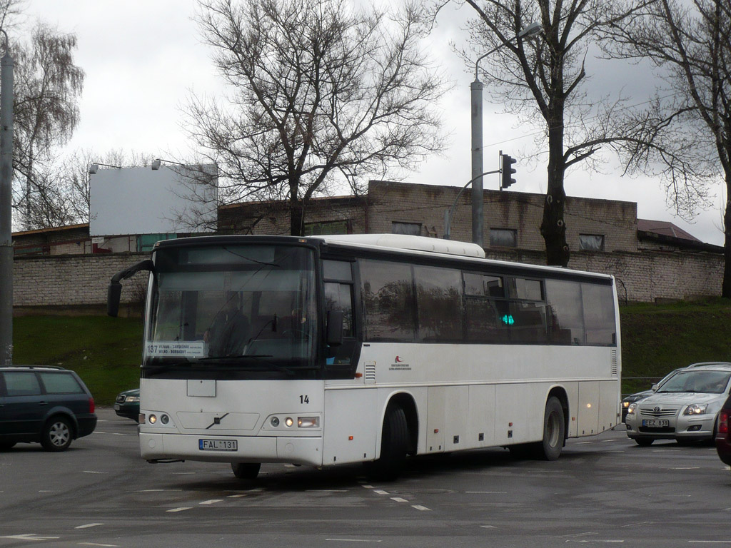 Литва, Volvo B10-400 № 14