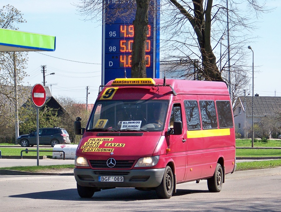 Lithuania, Mercedes-Benz Sprinter W903 313CDI # BGF 089