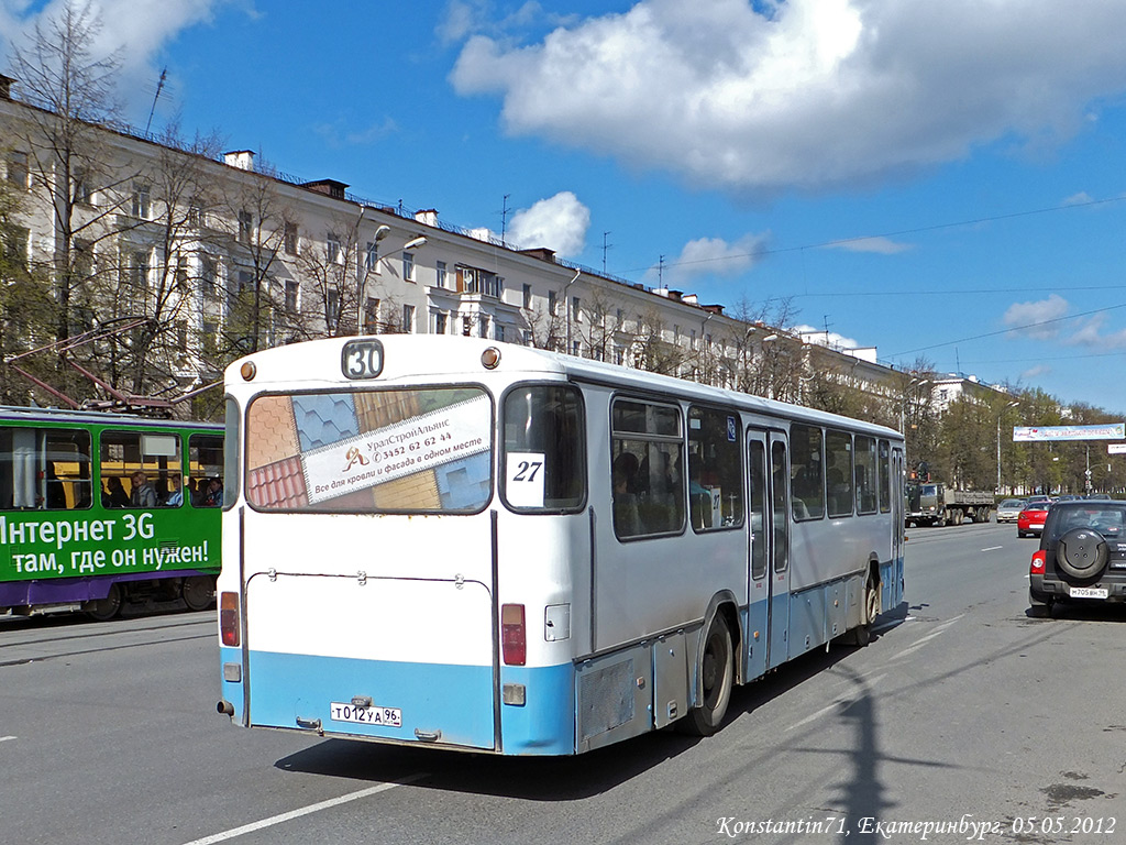 Свердловская область, Mercedes-Benz O307 № Т 012 УА 96